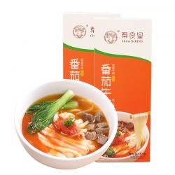 Handmade Hollow Dry noodles (Tomato Sauce and Tenderloin Flavor )